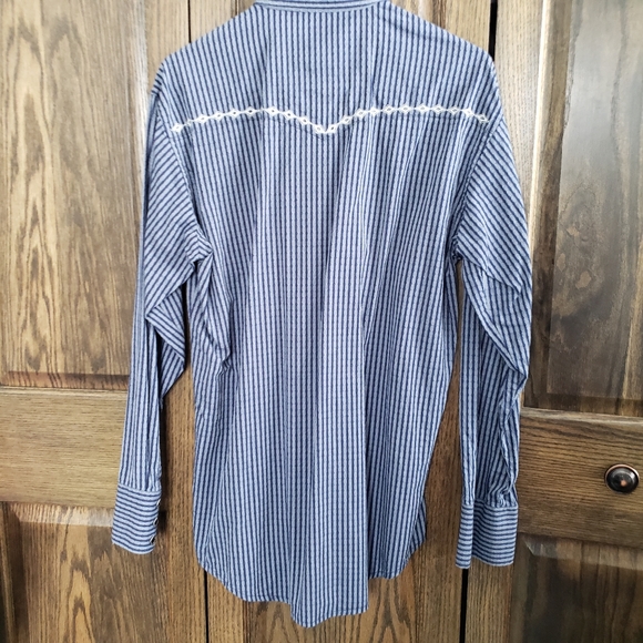 George Strait Troubadour Collection Wrangler Men's Shirt Size S - Picture 7 of 8